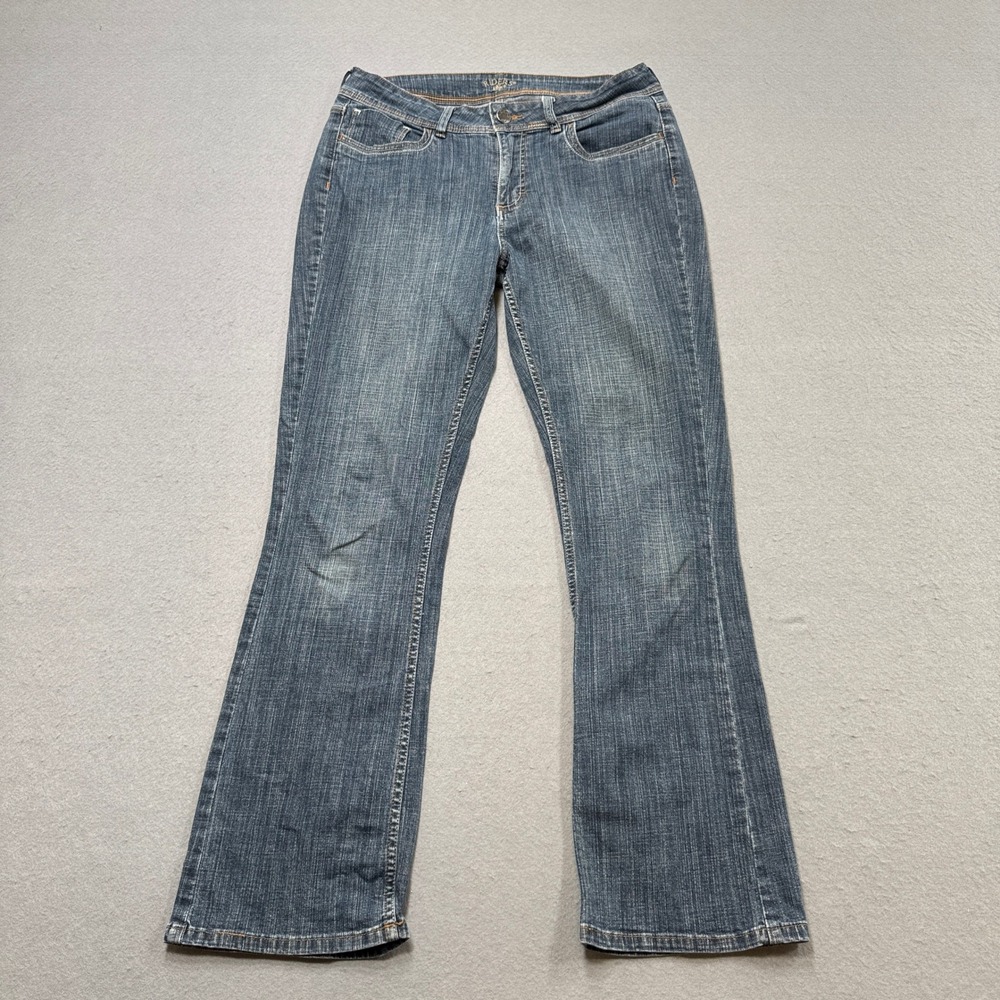 Riders By Lee Jeans Women's 12/32 Blue Denim Medium Wash Bootcut Mid Rise Fit